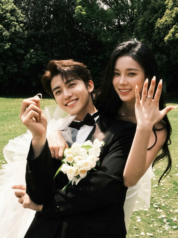 Couple Cafe Moment
